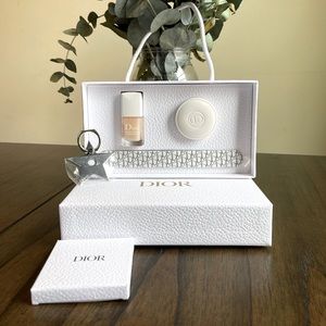 Dior Silver Star phone ring and Dior Nail care set brand new